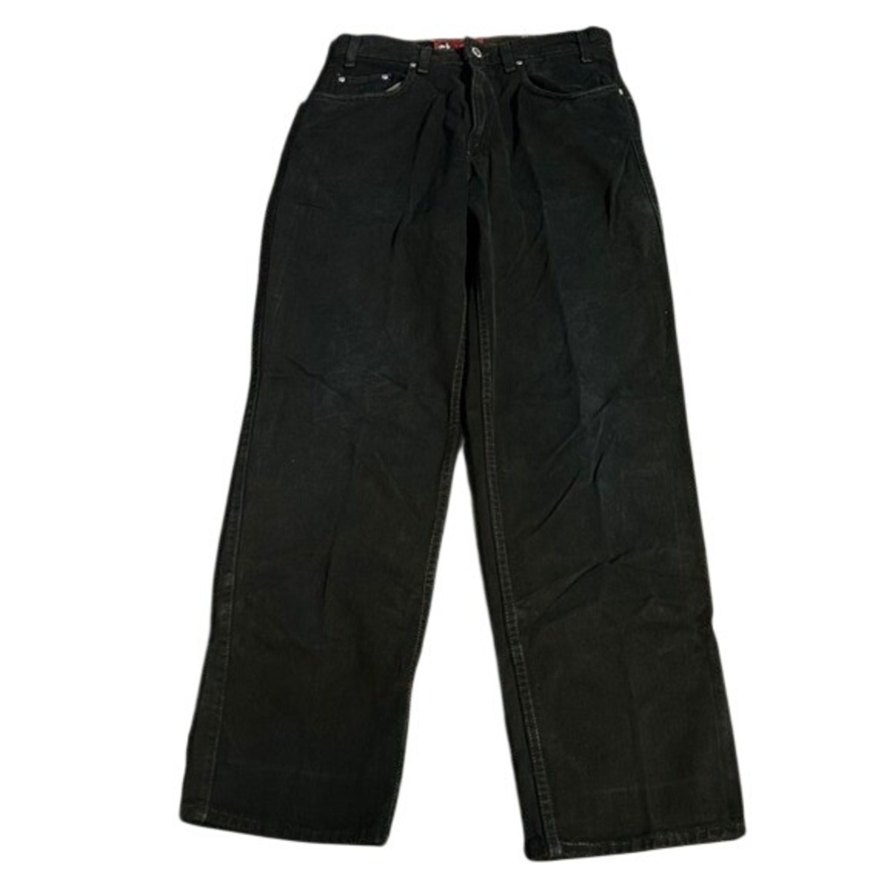 Levi's SilverTab Loose Fit Jeans Faded Black Baggy 90s Vintage Denim 31x32